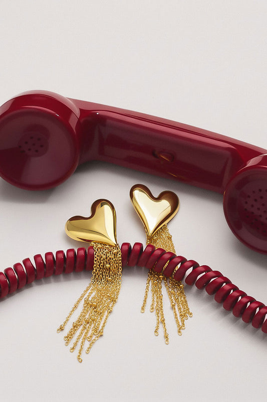 Stainless Steel Dangle Earrings Heart Casual Daily Simple Series Women's jewelry