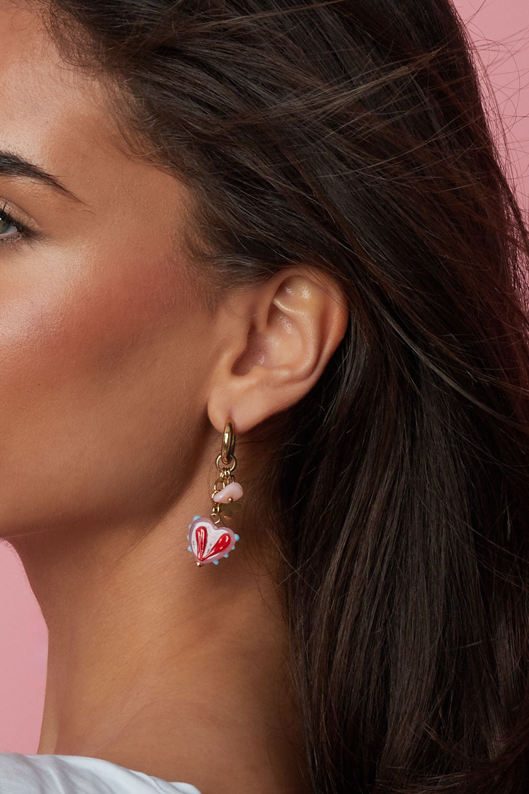 Stainless Steel Drop Earrings Simple Daily Romantic Series Women's jewelry