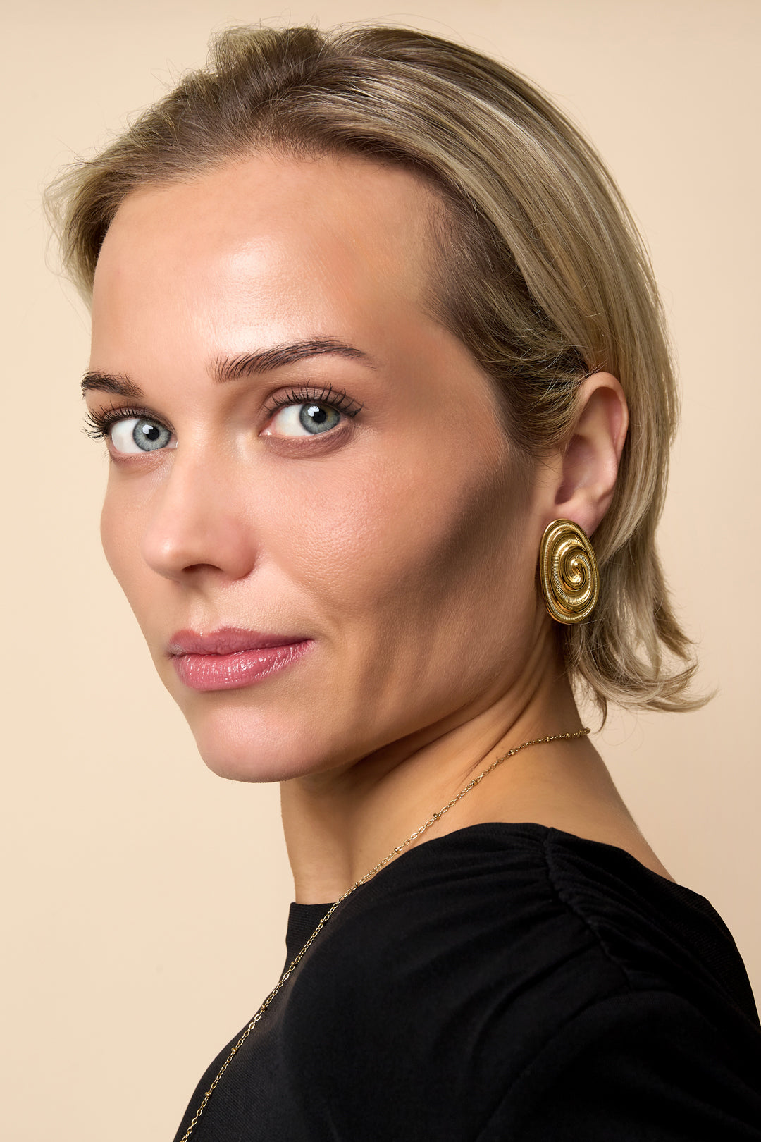 Stainless Steel Stud Earrings irregular shape Casual Daily Simple Series Women's jewelry