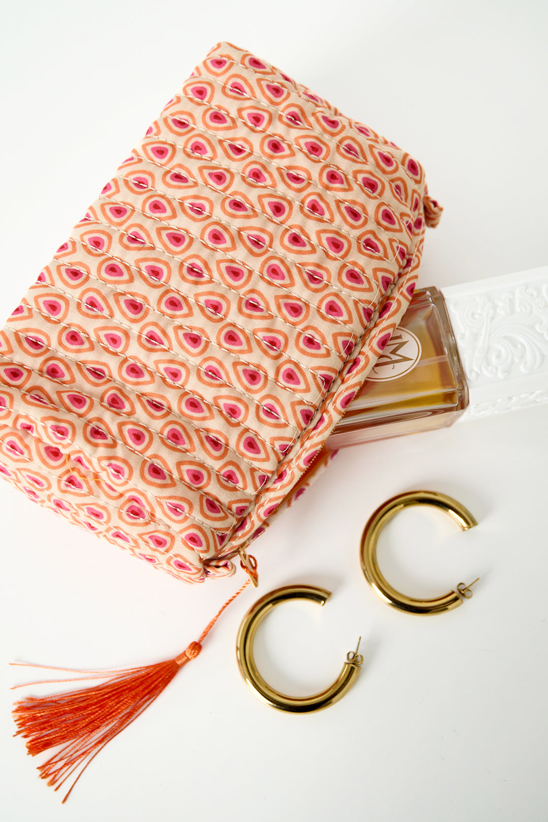 Summer vibe makeup bag