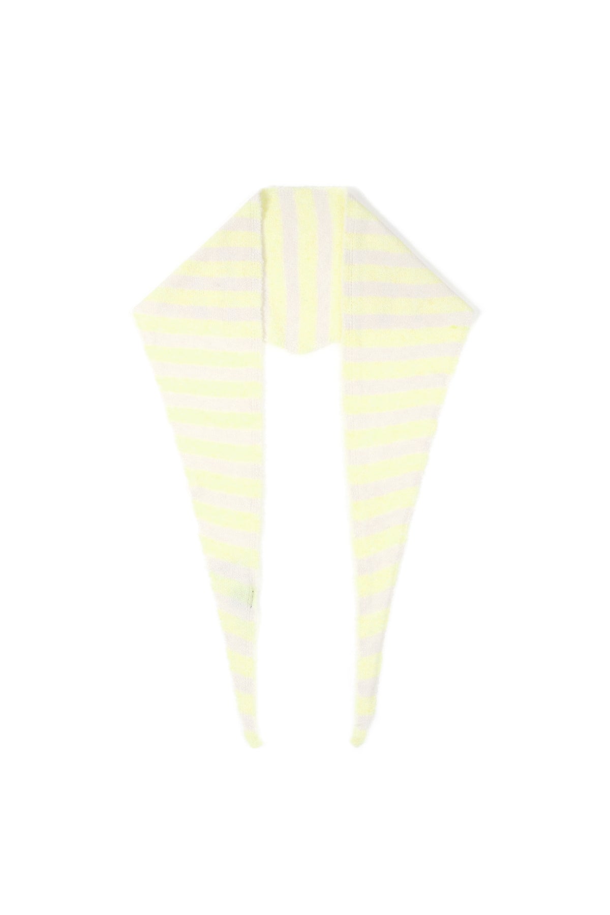 Minimal Striped Triangle Scarf