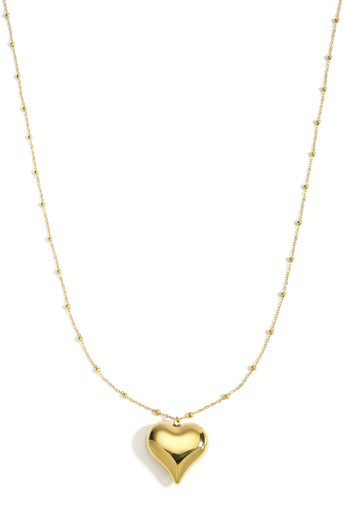 Stainless Steel Long Necklaces Heart Casual Daily Simple Series Women's jewelry